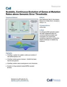 Scalable--Continuous-Evolution-of-Genes-at-Mutation-Rates-above-Gen_2018_Cel