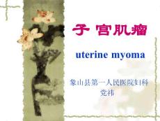 子宫肌瘤课件