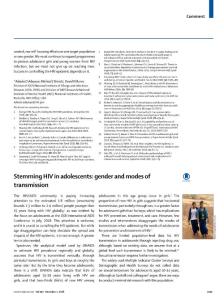 Stemming-HIV-in-adolescents--gender-and-modes-of-transmission_2018_The-Lance