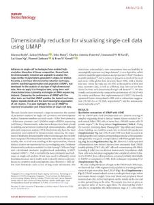 nbt.2018-Dimensionality reduction for visualizing single-cell data using UMAP