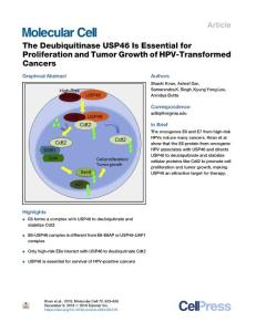 The-Deubiquitinase-USP46-Is-Essential-for-Proliferation-and-Tu_2018_Molecula