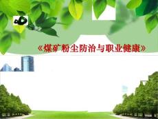 煤礦粉塵防治與職業(yè)健康  1 煤礦粉塵防治基礎(chǔ)知識(shí)
