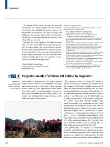 Forgotten-needs-of-children-left-behind-by-migration_2018_The-Lancet