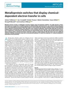nchembio.2018-Metalloprotein switches that display chemical-dependent electron transfer in cells