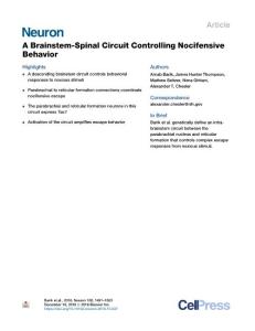 A-Brainstem-Spinal-Circuit-Controlling-Nocifensive-Behavior_2018_Neuron