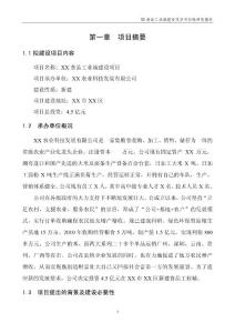 某某食品工業(yè)城可行性報告