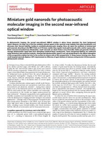 nnano.2019-Miniature gold nanorods for photoacoustic molecular imaging in the second near-infrared optical window