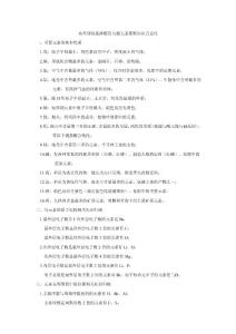 高考理综选择题第九题元素推断选择题知识点总结