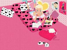 韓國插畫：時(shí)尚少女