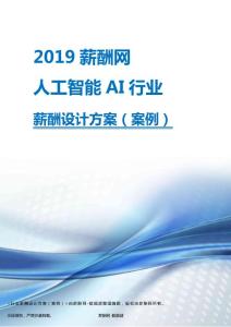 2019年人工智能AI行业薪酬设计方案.pdf