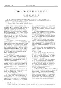CO_2與N_2驅油機理比較研究