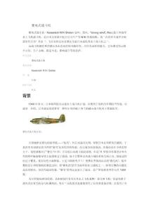 紫電式戰(zhàn)斗機(jī)