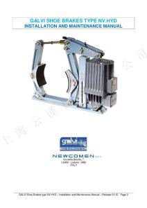 GALVI制動(dòng)器意大利高威制動(dòng)器樣冊(cè)