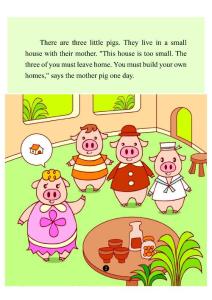 有三只小豬他們跟豬媽媽