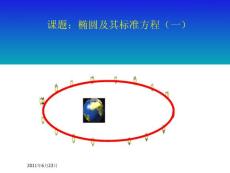 高中数学《椭圆及其标准方程》教学课件