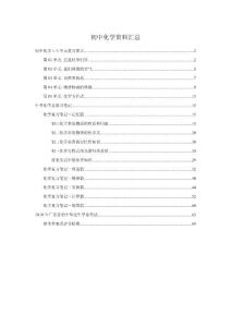 初中化学资料汇总