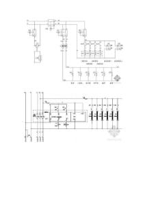 電燈線路控制和電氣控制兩種原理圖