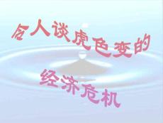 令人谈虎色变的经济危机