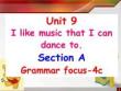 人教版九年级英语下册同步教案PPT课件 Unit 9 I like music that I can dance to section a3
