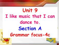 人教版九年级英语下册同步教案PPT课件 Unit 9 I like music that I can dance to section a3