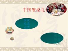 中国餐桌礼仪ppt课件