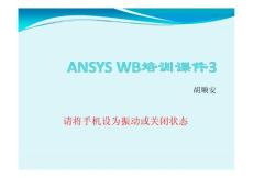 ANSYS WB培训课件3