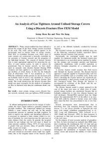 An Analysis of Gas Tightness Around Unlined Storage Cavern Using a