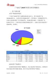 广电电气2018年财务分析详细报告-智泽华