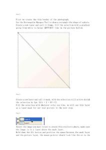 用photoshop做相片的立體效果