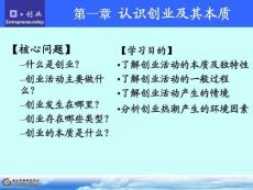 南开大学创业管理学1～6章