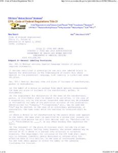 21 CFR Part 801 -medical device  Labeling