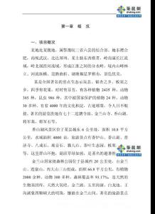 河南省某生态旅游开发项目可行性研究报告