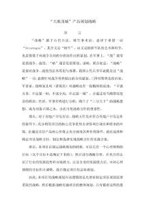 天地龙城产品论证报告(完整稿）060703