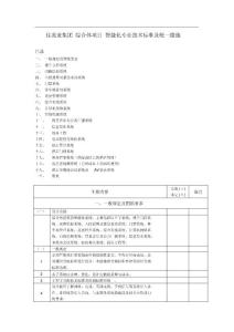綜合體項目智能化專業設計技術標準及統一措施