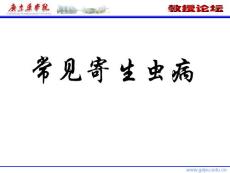 常见寄生虫病