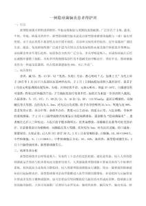 脑炎个案护理