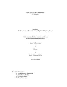 Undressed Undergarments as Cultural Limina in Eighteenth-Century France（脫衣服的內(nèi)衣作為18世紀(jì)法國的文化魅力）