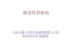 继发性肾脏病ppt课件