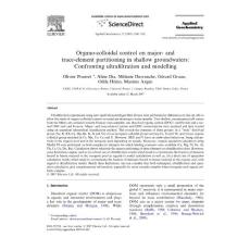 Organo-colloidal control on major- and trace-element partitioning in shallow groundwaters Confronting ultrafiltration and modelling