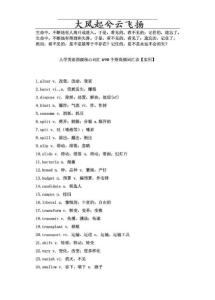 Xavdma大學(xué)英語(yǔ)四級(jí)核心詞匯690個(gè)附高頻詞匯表