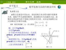 人教版八年级上数学 第十四章 一次函数--思想方法归纳复习