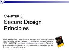 3 - Secure Design Principles