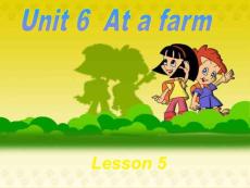 PEP版小学英语四年级下册Unit 6 At a Farm  PPT课件：Lesson5