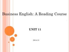 商务英语阅读unit-11-叶兴国