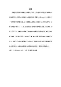（资料）红曲霉的代谢产物Monacolin K研究  毕业设计论文