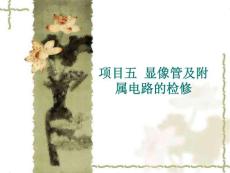 彩色電視機維修-項目五__顯像管及附