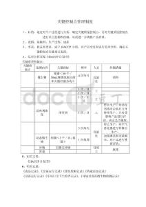 07-关键控制点管理制度