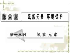 2010届高考一轮复习课件：第6章《氧族元素 环境保护》第1学时 氧族元素（人教大纲版）