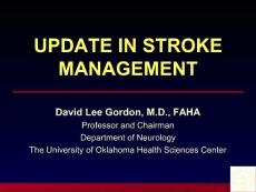 Update In Stroke Management