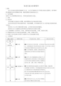 信息交流與協商程序(流程式)